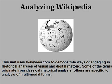 Analyzing Wikipedia