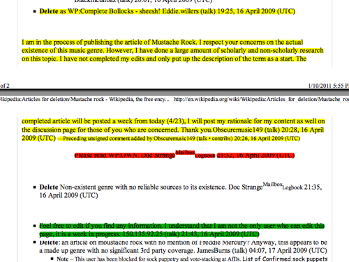 Overview of Wikipedia Correspondence