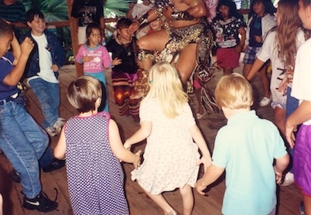 me dancing at the seminole indian village