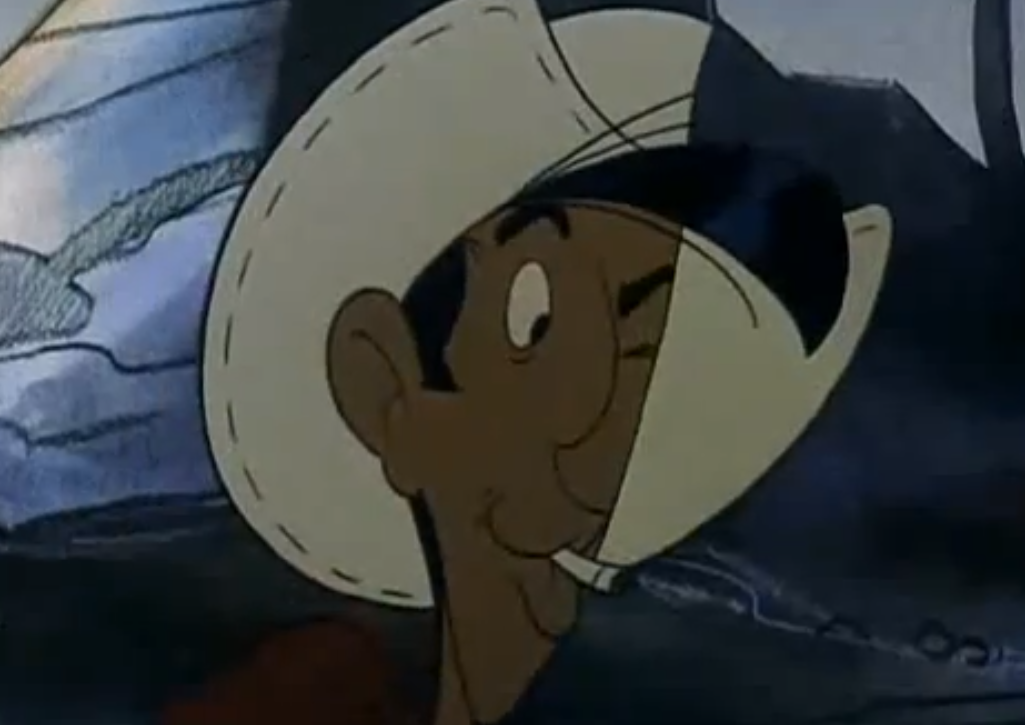 Lucky Luke winking