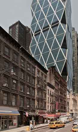 Two Buildings Showing Design Principle of Contrast