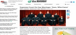 Screenshot from the onion.com